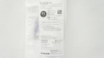 Braun 490358 Extension Set with Female Luer Lock Connector 53 inch x 10mL